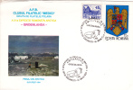ROMANIAN EXPEDITION IN ARCTICA, GROENLANDA, 1994, SPECIAL COVER, OBLITERATION CONCORDANTE, ROMANIA - Erforscher