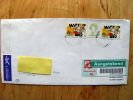 Registered Cover Sent From Netherlands To Lithuania, Wat? Comics - Storia Postale
