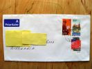 Cover Sent From Denmark To Lithuania, Post & Tele Museum, Postman, Roskilde 1000 Years, Ship, Church, - Cartas & Documentos