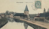 ( CPA 77 )  CLAYE-SOUILLY  /  L'Église Et Le Canal  - - Claye Souilly