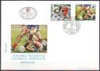 YUGOSLAVIA - JUGOSLAVIJA - FDC - UEFA EUROPEAN CHAMPIONSHIP - SWEDEN  - 1992 - Fußball-Europameisterschaft (UEFA)