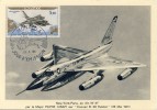 CM MONACO 1964 # AVION CONVAIR B.58 HULSTER # MAJOR PAYNE (USAF)# NEW YORK-PARIS  # 1961 # POSTE AERIENNE - Cartes-Maximum (CM)