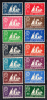 St Pierre Et Miquelon 1942 MNH Sc #300 To #313 Set Of 14 St Malo Fishing Schooner - Ungebraucht