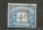 UK - POSTAGE DUE -  1959/63 - SG # D 61 - USED - Postage Due