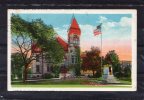 27305   Stati  Uniti,    Dayton,    Ohio,  Public  Library  And  Mckinley  Monument,  VG  1928 - Dayton