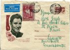URSS-1969-lettre Illustrée ( Héros De L'union Soviétique) Avec Timbre YT 3457( Porte Cochère à Tsaritcino) - Storia Postale