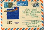 URSS-1969-lettre Illustrée ( Avion) Avec Timbre YT 3497 (20è Anniv. Du Mouvement Pour La Paix) - Storia Postale