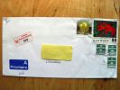 Registered Cover Sent From Denmark To Lithuania, On 1998, Art, Painting, Pedersen, Navigation Maritime, - Lettres & Documents