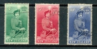 1954 NEW ZEALAND DEFINITIVES - QUEEN ELIZABETH II MICHEL: 343-345 FINE USED - Oblitérés