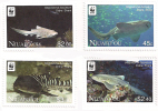 NIUAFO'OU // 2012 - Faune En Danger, Requins Wwf - 4v Neufs // Mnh Set Of 4 Sharks - Tonga (1970-...)