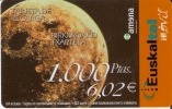 TARJETA DE ESPAÑA DE EUSKALTEL MOVIL DE 1000 PTAS (RECARGA AMENA) PLANETA MARTE - Astronomia