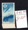 Ingénieurs Roumains, PA 43**, Cote 20 € - Unused Stamps