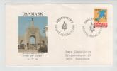 Denmark FDC Olympic Games In Los Angeles With Cachet 23-2-1984 - Ete 1984: Los Angeles