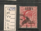 UK - OFFICIAL STAMPS -  ARMY - 1902 - SG # O49 - USED - - Dienstzegels