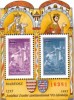 HUNGARY. 1995. Saint Elisabeth, Red Numbers, Backprint,  Spec.block, With Reprint Stamps, MNH×× Memorial Sheet - Commemorative Sheets