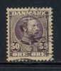 DANEMARK - CHRISTIAN IX / 1904 #  46 - 50 ø VIOLET OB. / COTE 62.50 EUROS (ref T1263) - Usati