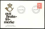 NORWAY FDC 1975 «Daily Issue, 125 öre». Perfect, Cacheted Unadressed Cover - FDC