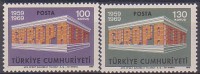 EUROPA  - TURQUIE 1969 - Yvert N° 1891/1892 - NEUFS SANS CHARNIERE - 1969