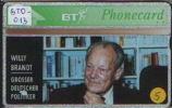 UNITED KINGDOM - BTO-013 - WILLY BRANDT - MINT - GERMANY RELATED - BT Edición Extranjera