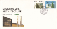 Ireland Scott #689-#690 FDC Europa Modern Architecture, Art - FDC