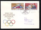 OLYMPICS MONTREAL, 1976, SPECIAL COVER, OBLITERATION CONCORDANTE, GERMANY - Ete 1976: Montréal