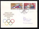 OLYMPICS MONTREAL, 1976, SPECIAL COVER, OBLITERATION CONCORDANTE, GERMANY - Zomer 1976: Montreal