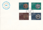 Ireland Scott #436-#439 FDC Irish Coins - FDC