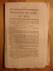 BULLETIN DES LOIS Du 19 AVRIL 1824 - BUREAU COMMERCE COLONIES - DOUANES - ARCHEVEQUE BOURGES Etc Colonie - Décrets & Lois