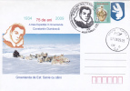 C. DUMBRAVA, 3RD EXPEDITION IN GROENLANDA, 2009, SPECIAL COVER, OBLITERATION CONCORDANTE, ROMANIA - Erforscher