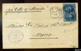 RB)1880 USA, MARITIME MAIL, CIRCULATED COVER TO MEXICO, SHIP CITY OF MERIDA, XF - Cartas & Documentos