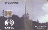 TARJETA DE CHILE DE UNA ANTENA DE TELECOMUNICACIONES (SATELLITE) NUEVA-MINT - Astronomùia