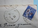 Militaria  Lettre Amour-timbre FM N° 8>Saint-Louis>cavalier 9é Régt Cuirassier 2é Escadron 2é Peloton La Part-Dieu - Militaire Zegels