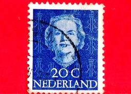 OLANDA - Usato - 1949 - Regina Giuliana - Tipo 'di Faccia' - Queen Juliana (1909-2004) - 20 - Used Stamps