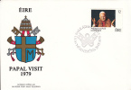 Ireland Scott #456 FDC 12p Pope John Paul II´s Visit To Ireland - FDC