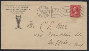 U.S. 1900 T.S.& J.D.Negus Nautical Instruments Illustrated Cover Large Margins On Stamp Type 3 - Marcofilie