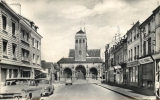 08 VOUZIERS L'EGLISE ET RUE DE CHANZY AVEC AUTOMOBILES - Vouziers