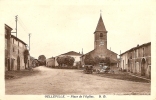 Carte Postale Ancienne De OELLEVILLE Place De L´Eglise - Urimenil