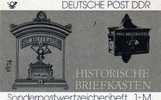 SMH 22 Historische Briefkästen Um 1874 Reichspost DDR 10x 2924+SMHD22 O 10€ Rauchwaren Vom Murmeltier Booklet Of Germany - Cuadernillos