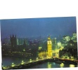 ZS28309 London Westminster Bridge At Night Not Used Perfect Shape Back Scan At Request - River Thames