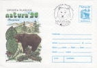 BEAR, OURS, 1996, COVER STATIONERY, ENTIER POSTAL, OBLITERATION CONCORDANTE, ROMANIA - Ours