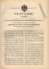 Original Patentschrift - W. Halsband In Kassel, 1896, Ziegelabschneider , Dachdecker , Ziegel !!! - Maschinen