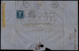 1860 LETTRE TIMBREE DU MONASTERE DE MAUBEC ( MONTELIMART ) RAPPEL COMMANDE DE PIERRES AU CARRIERES DE Ste JUSTE !! - Historical Documents