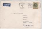 Australia Cover Sent To Denmark Melbourne 3-4-1961 Single Stamped - Storia Postale