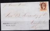 RB)1857 USA,MARITIME MAIL BY “OCEAN QUEEN”, TO ACAPULCO. - Lettres & Documents