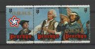 Penrhyn Scott #  O13abc MNH VF Bicentennial Strip Of 3.............................T105 - Penrhyn