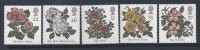 Grande Bretagne 1991 Série N° 1551/1555 Fleurs Roses - Unused Stamps