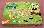 Spongebob Schwammkopf Spiel  "NEVER MIND!"  ( Mensch ärgere Dich Nicht ) - Rompicapo