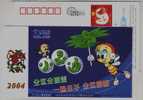 Cartoon Honeybee,Bee,China 2004 Taizhou Telecom Advertising Postal Stationery Card - Abeilles
