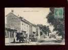 Ablis Rue De Chartres édit.l.raoult Animée Dordoigne Machines Agricoles Batteuse , Automobile Publicité Essence Eoline - Ablis