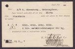 Finland H. ELMGREN & Co. Commercial YKSPILA 1917 Card (2 Scans) - Cartas & Documentos